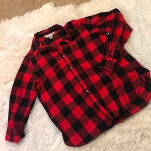 Old Navy Buffalo Plaid Top